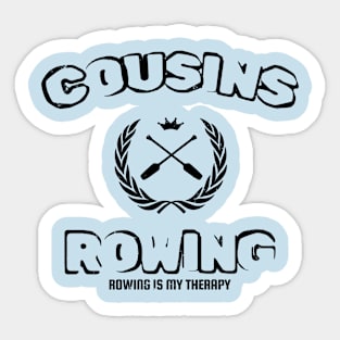 rowing Sticker